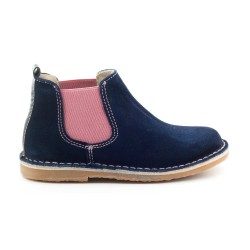 Boni & Sidonie - Boni Benoit - Boots Enfant En Daim 37 Rose