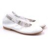 Boni Bella - girls white leather shoes