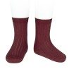 CONDOR - Chaussettes courte grenat