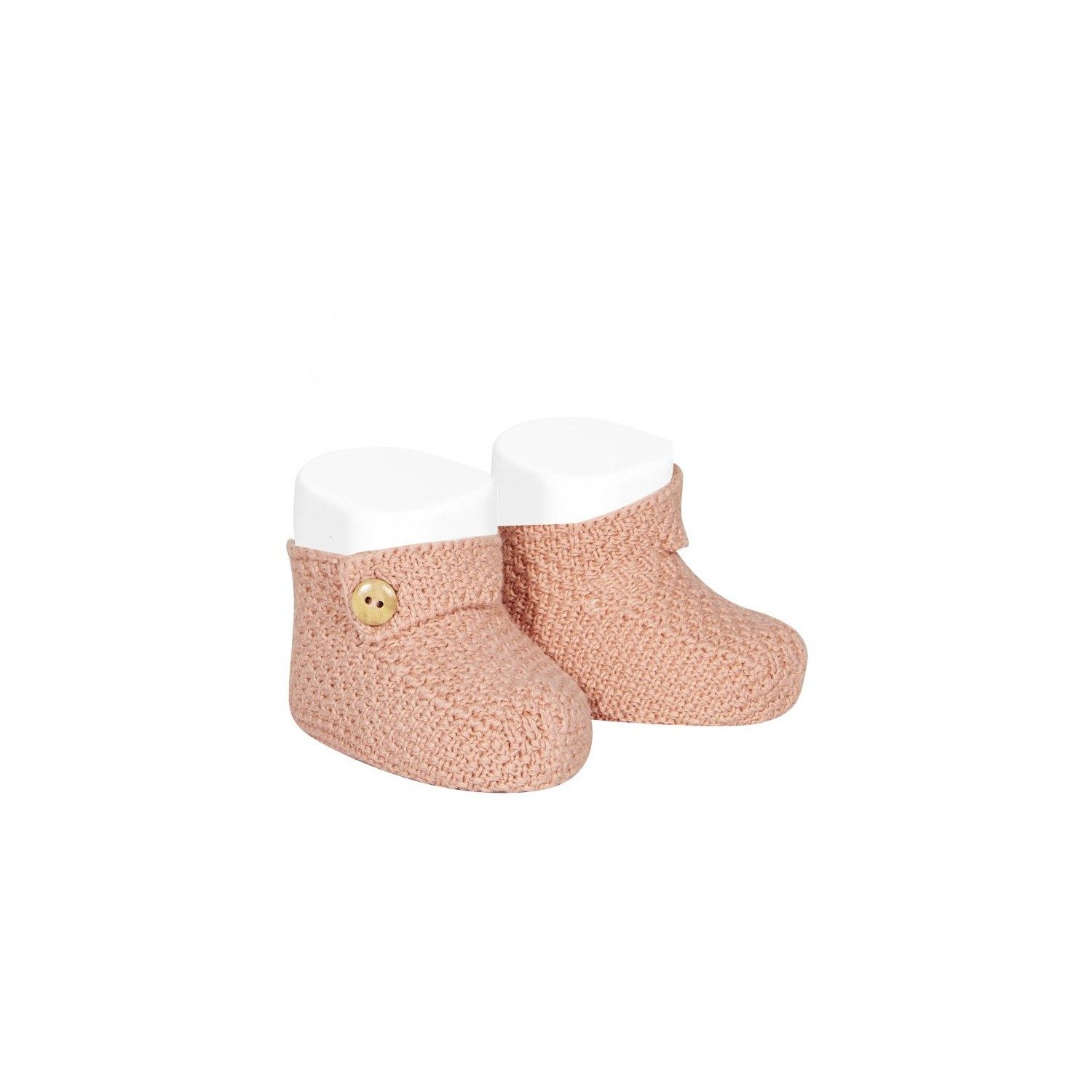 CONDOR - Mottled cotton baby booties