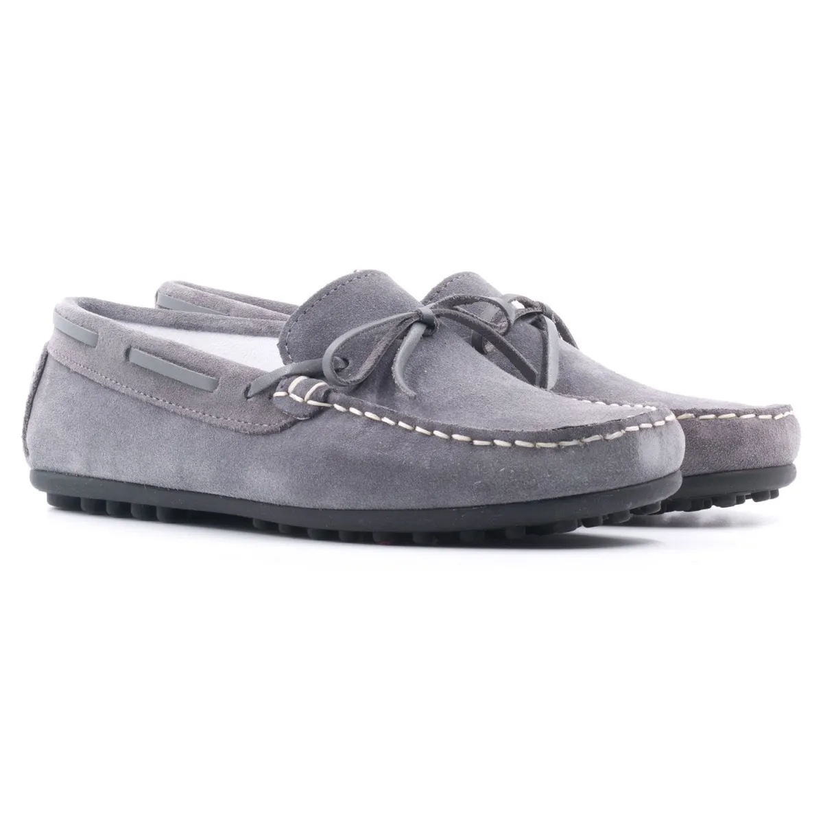 Boni Gabrielle II - Mocassins Enfants - Daim Gris