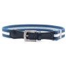 Ceinture pour enfant - Rayé Bleu Blanc