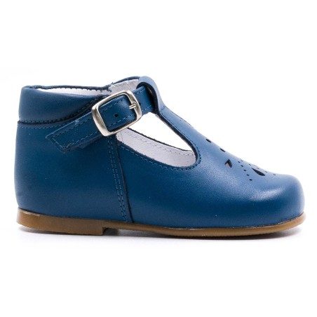 Boni Carol - Leather Buckle First Walking Shoes