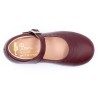 Boni Mini Agathe - chaussure bebe fille - bordeaux