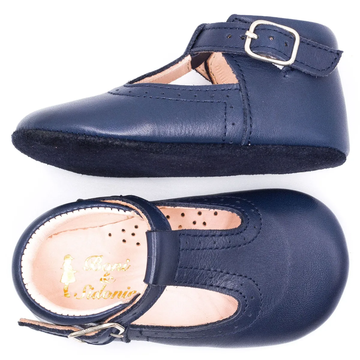 Boni Johan II - baby soft leather pre-walkers Buckle