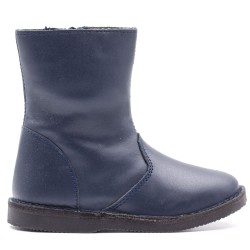 Boni & Sidonie - Boni Mini Clovis - Boots Fourrées Bébé 21 Bleu Marine