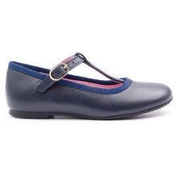 Boni & Sidonie - Boni Aurore - Chaussure Salomé 25 Bleu Marine