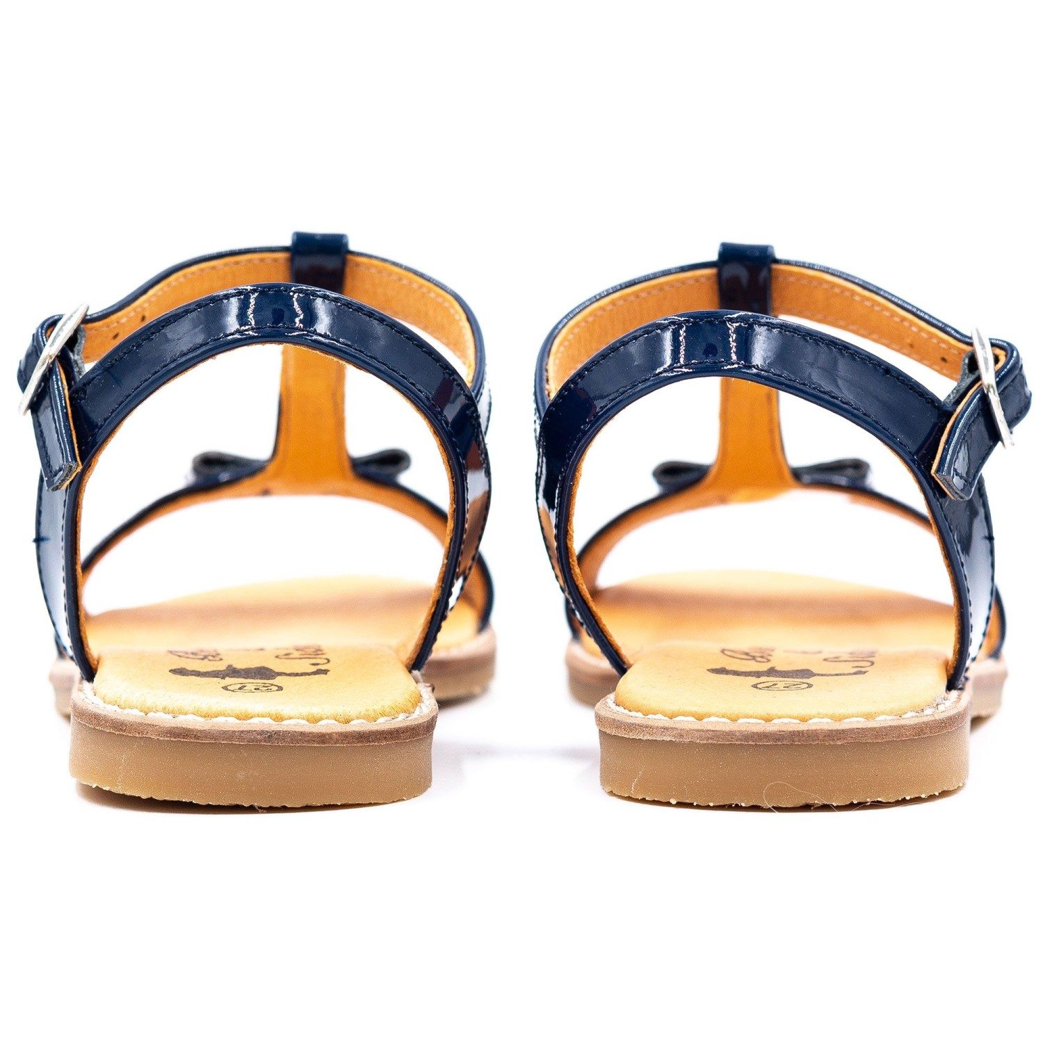 Boni Blanca - patent girls sandals