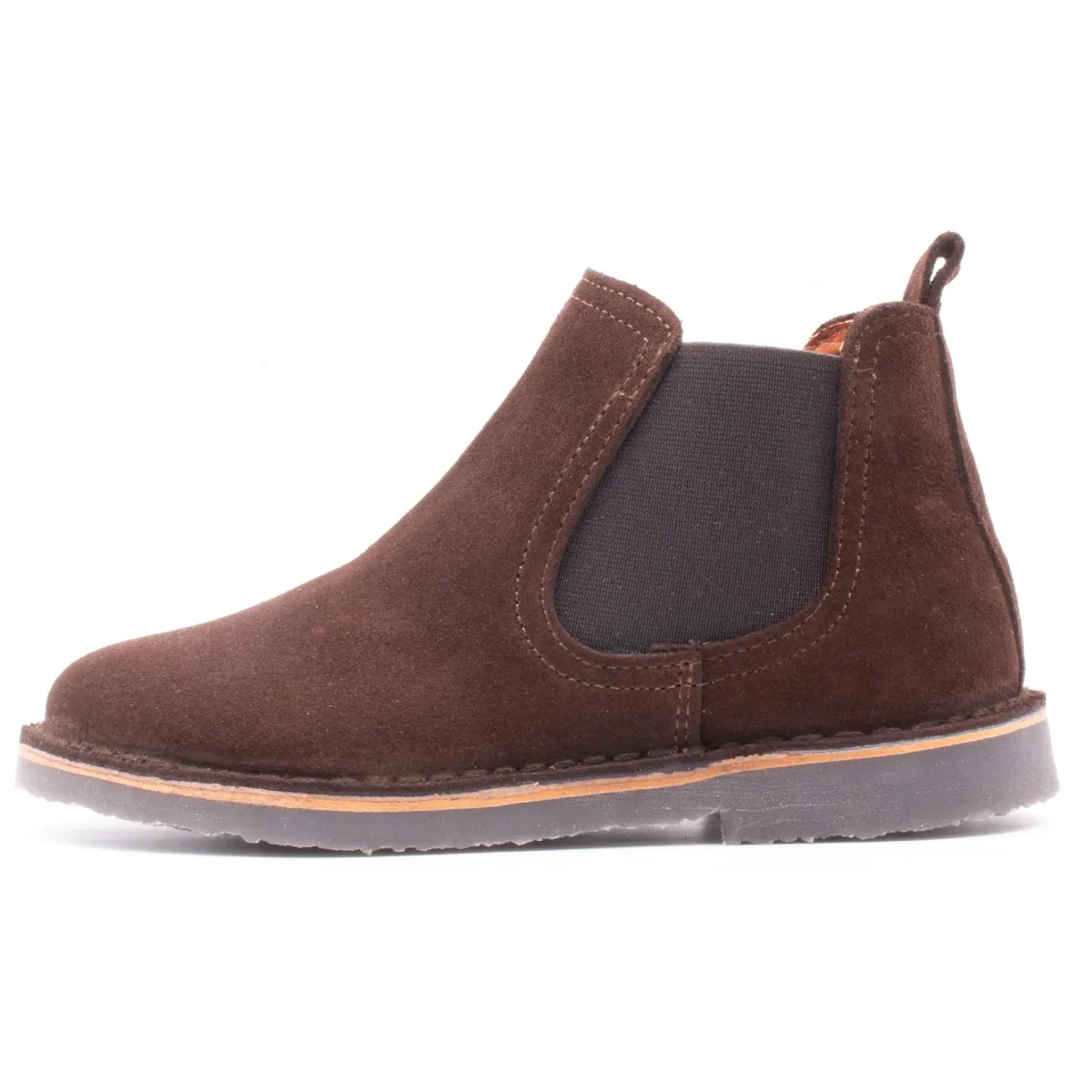 Boni Benoit - boots enfant en daim camel