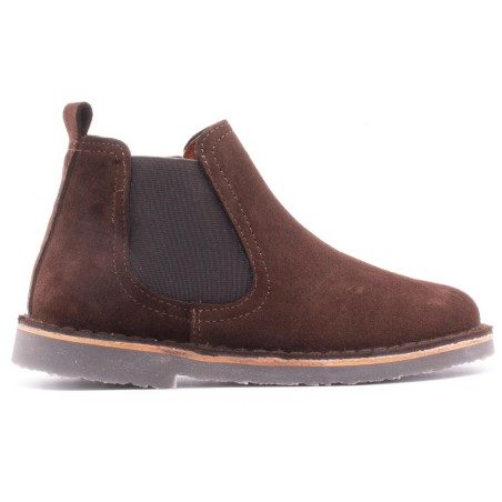 Boni Benoit - boots enfant en daim camel