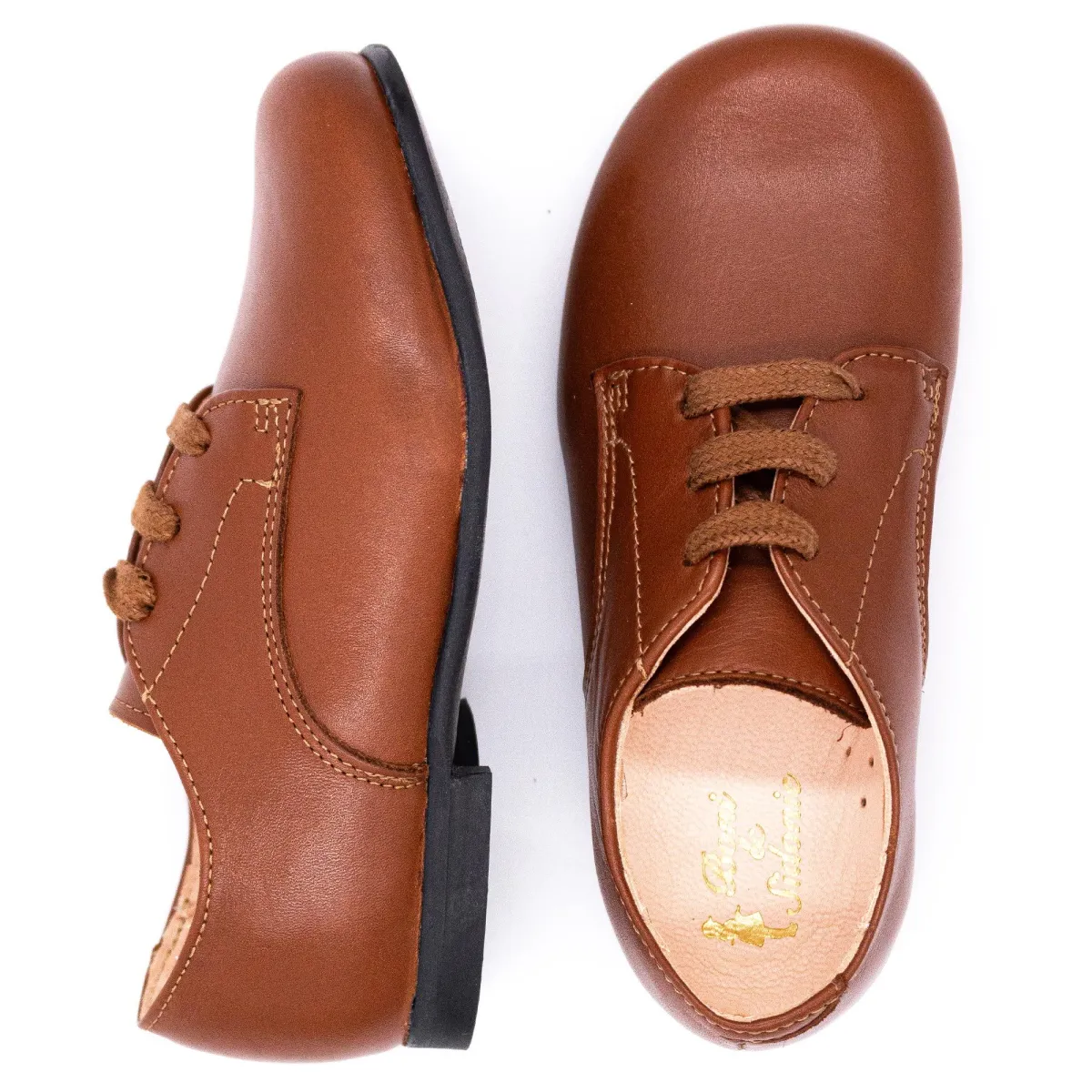 Boni John - Boys leather Lace-up Classics