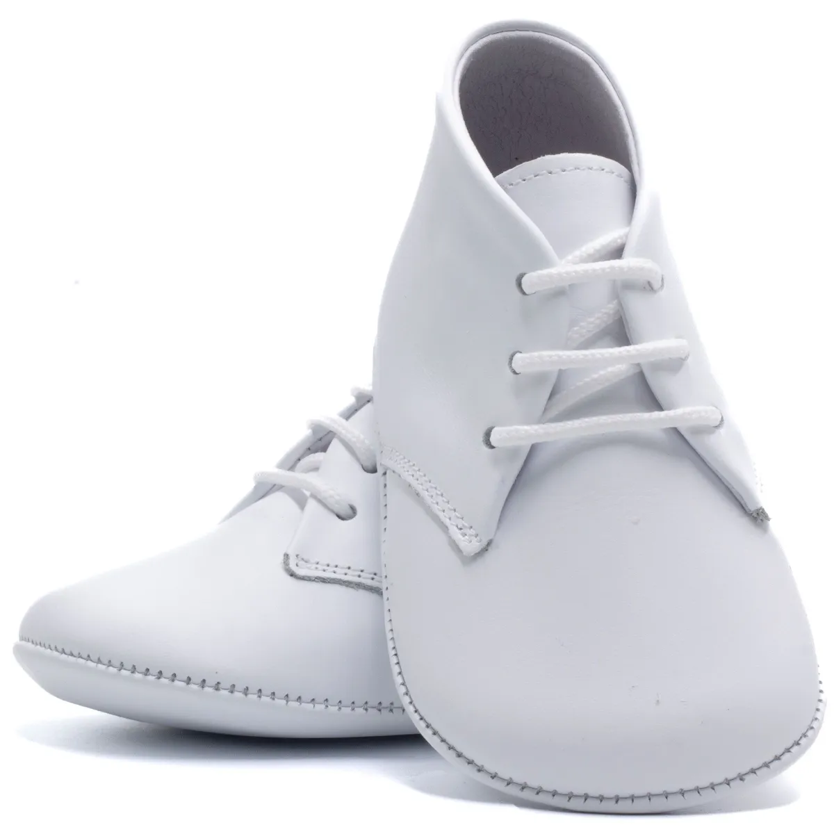 Boni Charles - classic lace-up leather pre-walkers - 