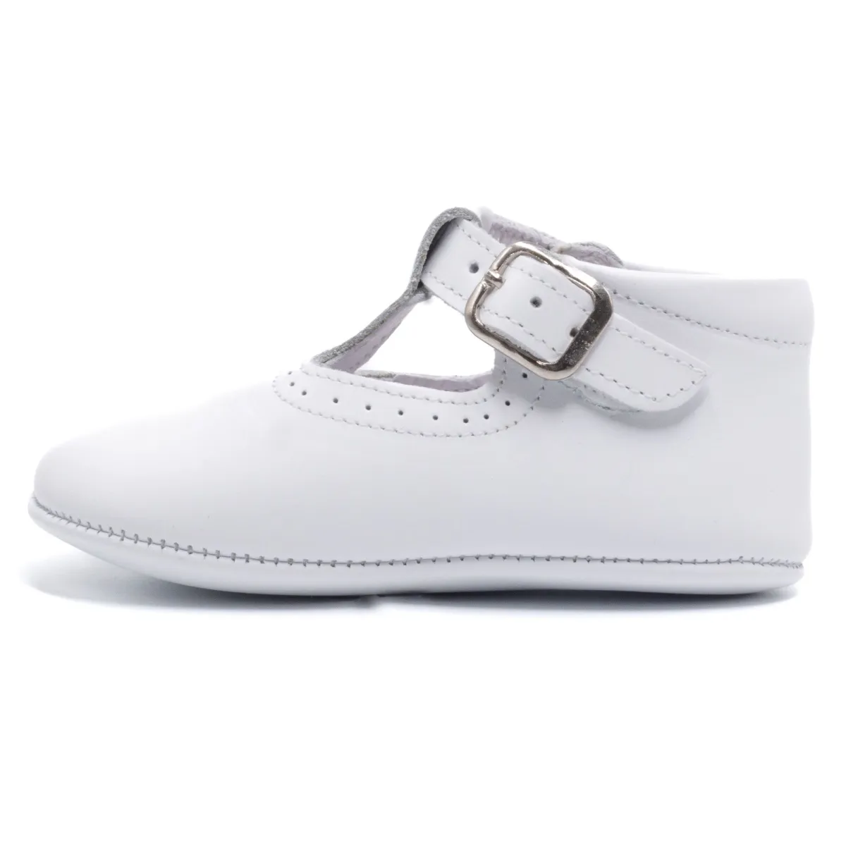 Boni Johan - Lauflernschuhe weichem Leder Schnallenverschluss - 