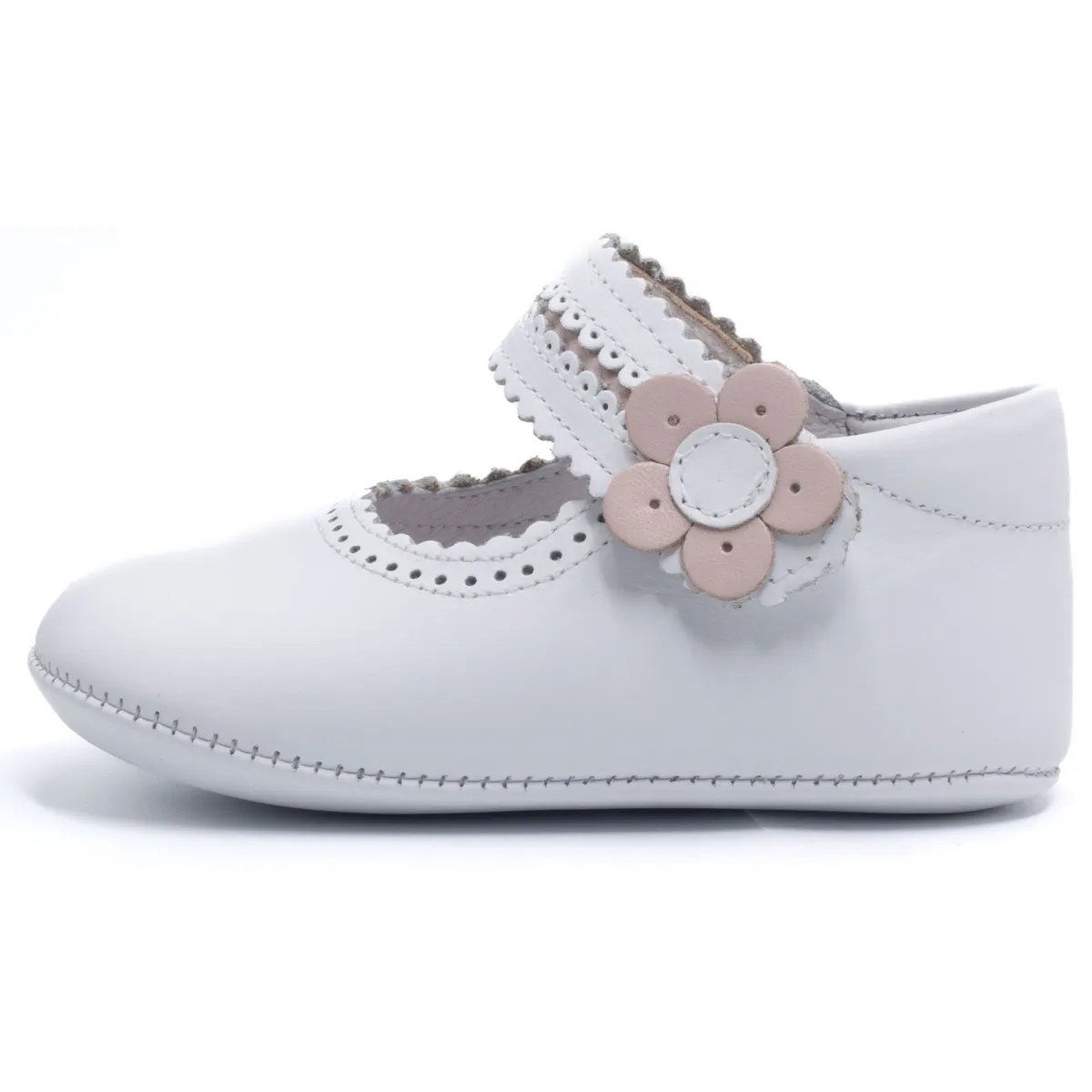 Boni Charlotte - Chaussons bébé fille en cuir souple