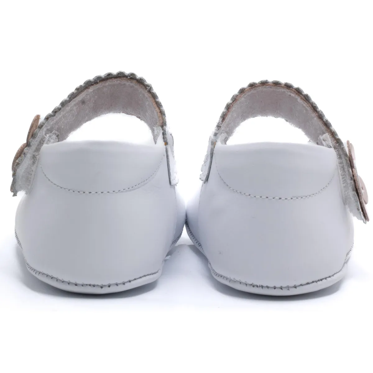 Boni Charlotte - Chaussons bébé fille en cuir souple