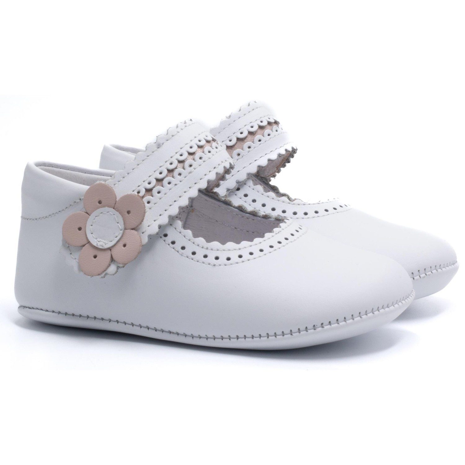 Boni Charlotte - Chaussons bébé fille en cuir souple