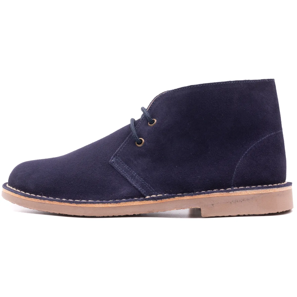 Boni Amaury - desert boots en daim bleu marine