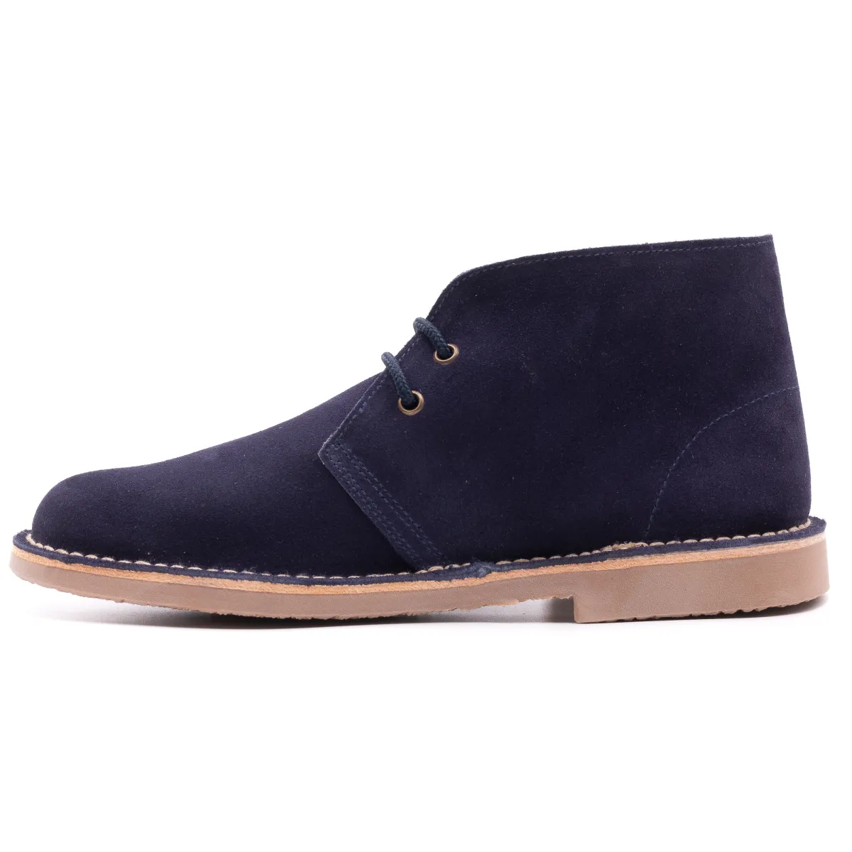 Boni Amaury - desert boots en daim bleu marine