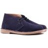 Boni Amaury - desert boots en daim bleu marine